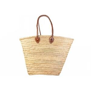 NEW VERVE CULTURE women's moroccan shopping bag in dark brown leather